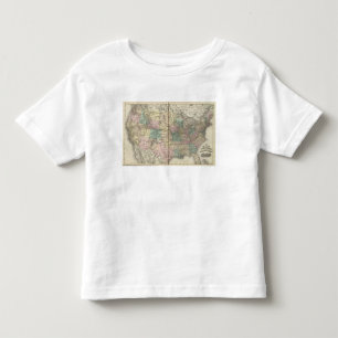 New railroad map of the United States Toddler T-Shirt