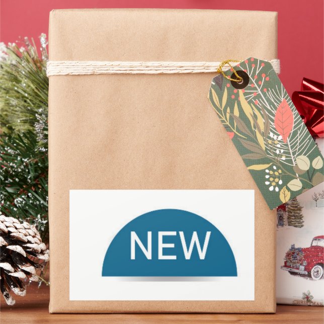NEW RECTANGULAR STICKER (Holiday)