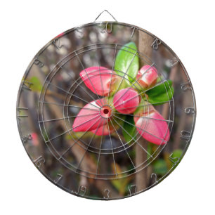 new red buds dartboard