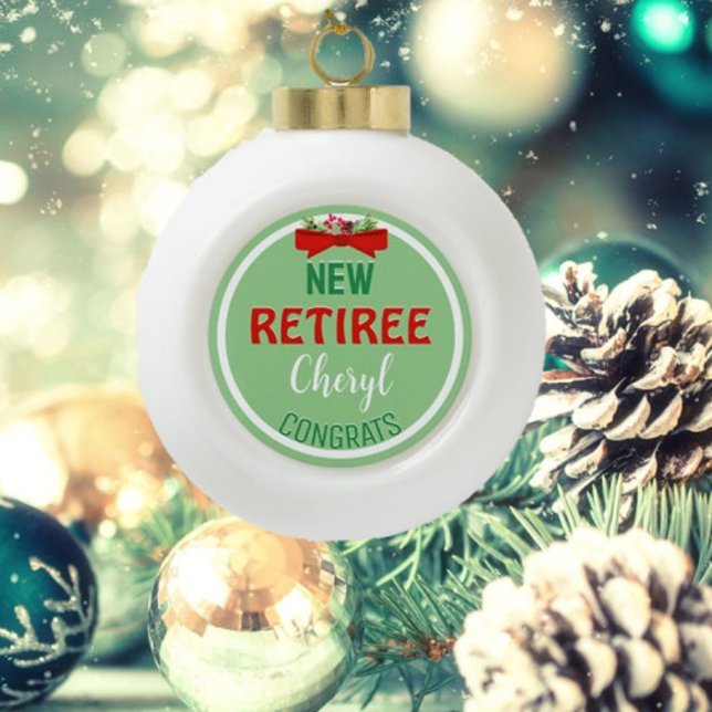 New Retiree Custom Christmas ornament (Creator Uploaded)