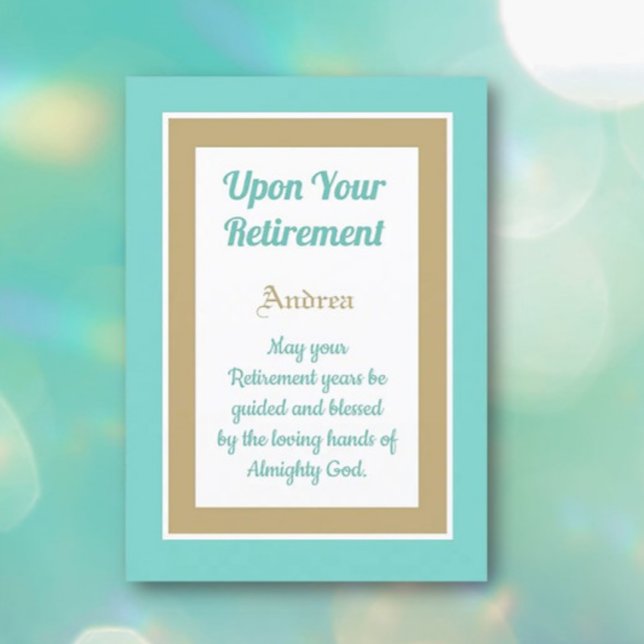 New!  Retirement blessings card (Creator Uploaded)