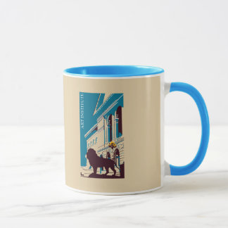 New Retro art institute Chicago advertising Mug