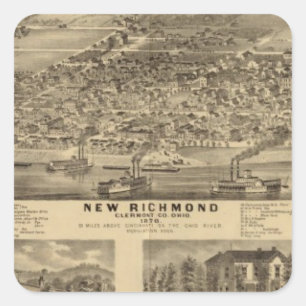 New Richmond, Ohio Square Sticker