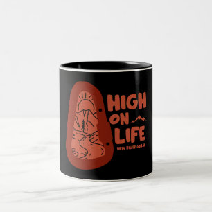 New River Gorge Alpinism USA Two-Tone Coffee Mug