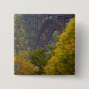 New River Gorge Bridge, New River Gorge 15 Cm Square Badge