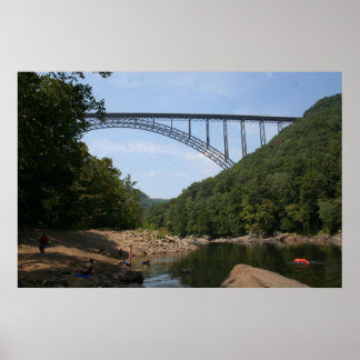 New River Gorge Bridge WVA Poster