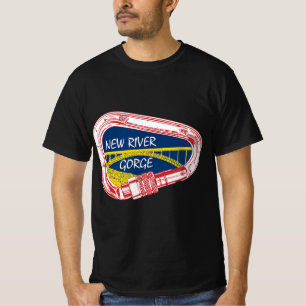 New River Gorge Climbing Carabiner T-Shirt