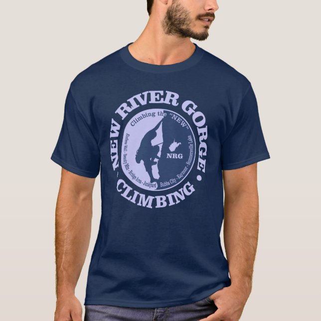 New River Gorge (Climbing) T-Shirt (Front)