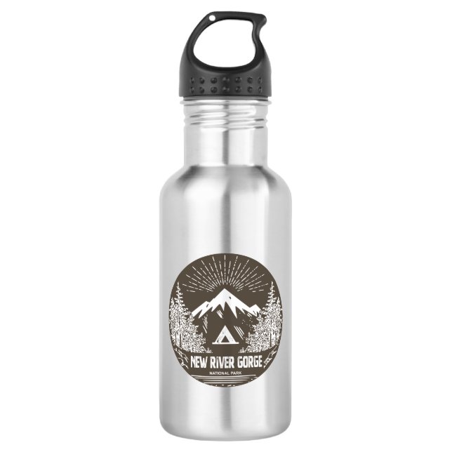 New River Gorge National Park 532 Ml Water Bottle (Front)