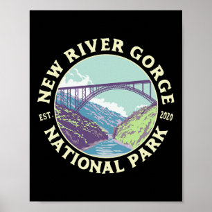 New River Gorge National Park And Preserve Wv West Poster