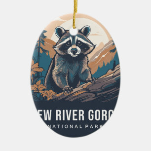 New River Gorge National Park Ceramic Ornament