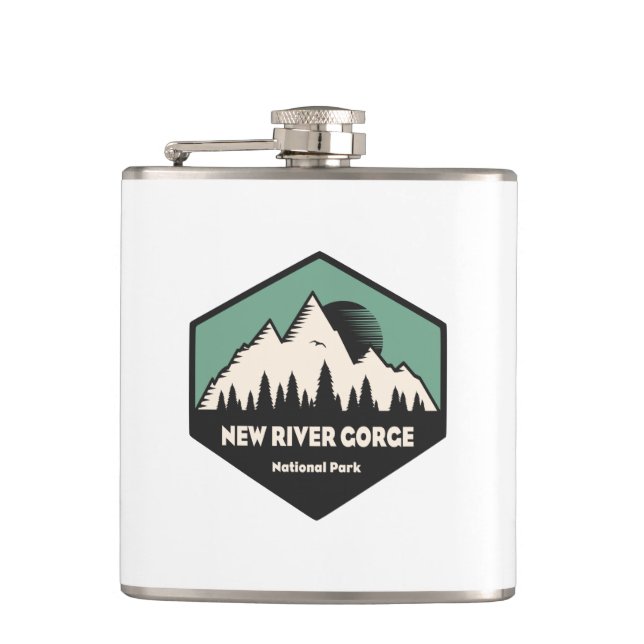 New River Gorge National Park Hip Flask (Front)