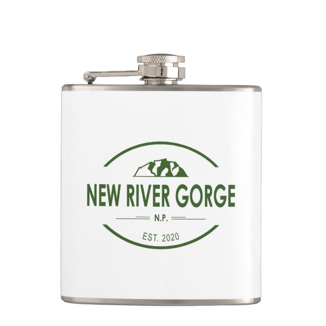 New River Gorge National Park Hip Flask (Front)