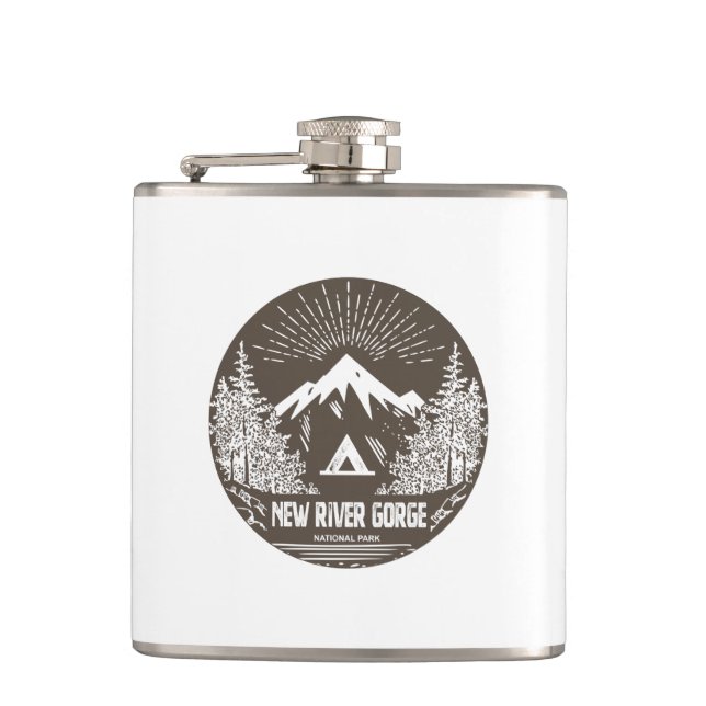 New River Gorge National Park Hip Flask (Front)