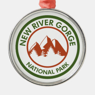 New River Gorge National Park Metal Ornament