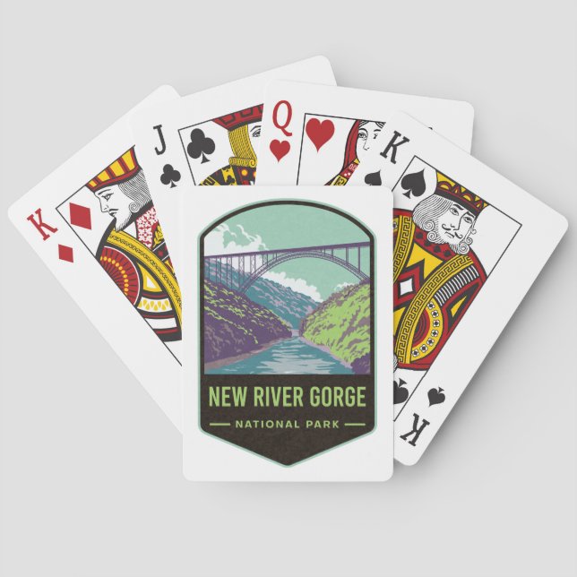 New River Gorge National Park Playing Cards (Back)