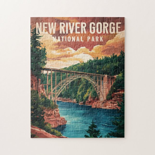 New River Gorge National Park & Preserve  Jigsaw Puzzle (Vertical)