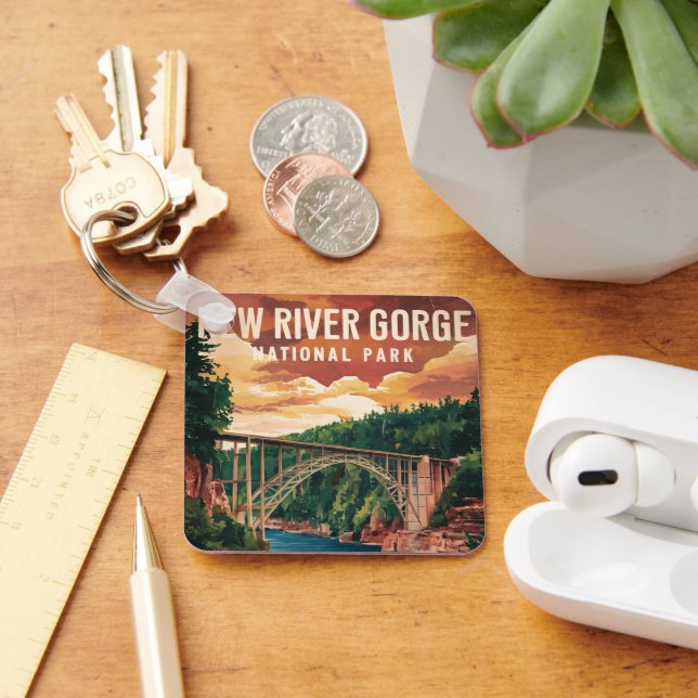 New River Gorge National Park & Preserve  Key Ring (Desk)