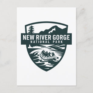 New River Gorge National Park Rafting Holiday Postcard