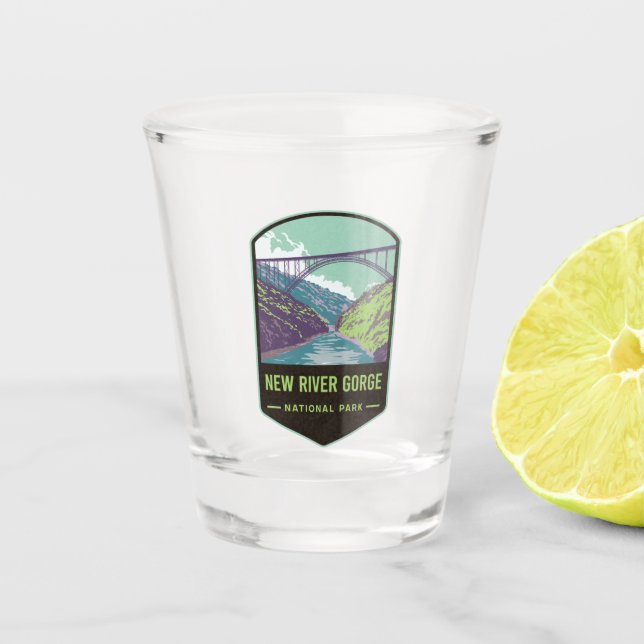 New River Gorge National Park Shot Glass (Front)