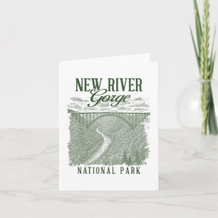 New River Gorge National Park Travelling Nature Ex Card