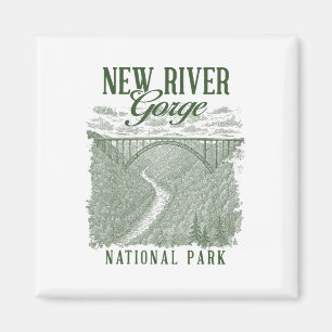 New River Gorge National Park Travelling Nature Ex Magnet