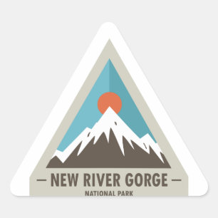 New River Gorge National Park Triangle Sticker