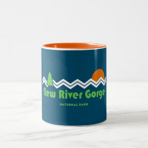 New River Gorge National Park Two-Tone Coffee Mug