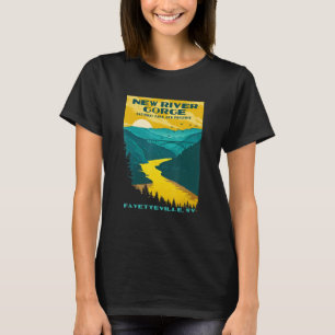 New River Gorge National Park Vintage WPA Poster S T-Shirt