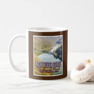 NEW RIVER GORGE NATIONAL PARK - WEST VIRGINIA USA COFFEE MUG