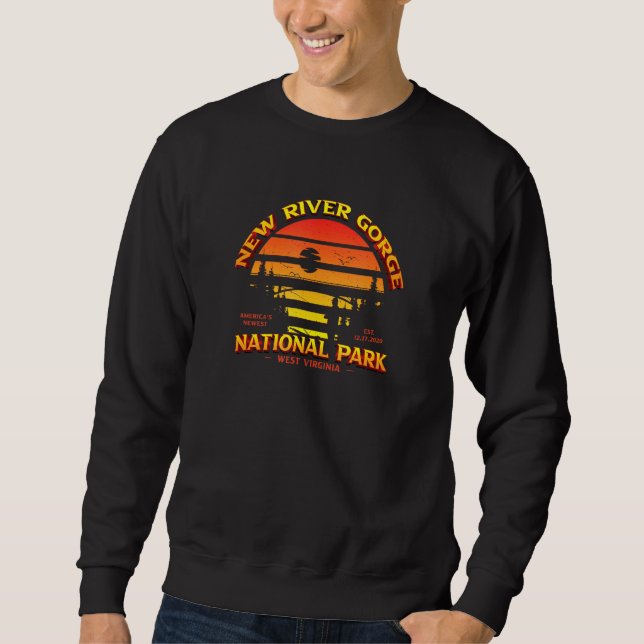 New River Gorge National Park West Virginia Usa So Sweatshirt (Front)