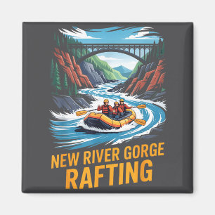New River Gorge Rafting Whitewater Kayak Outdoor W Magnet