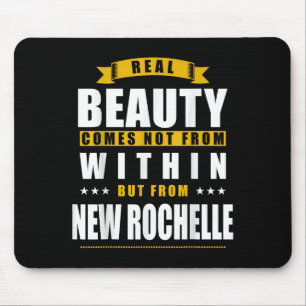 New Rochelle - Funny D City Gift  Mouse Pad