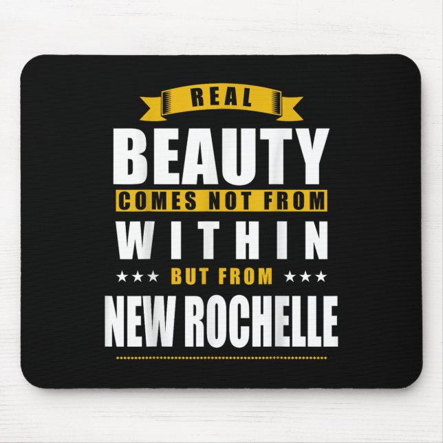 New Rochelle - Funny D City Gift  Mouse Pad (Front)