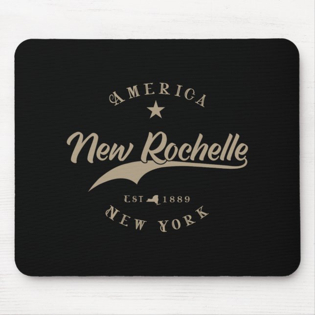 New Rochelle New York  Mouse Pad (Front)