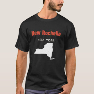 New Rochelle New York USA State America Travel New T-Shirt