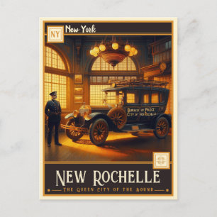 New Rochelle, New York Vintage Postcard