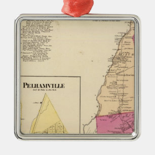 New Rochelle, Town Pelhamville Metal Tree Decoration