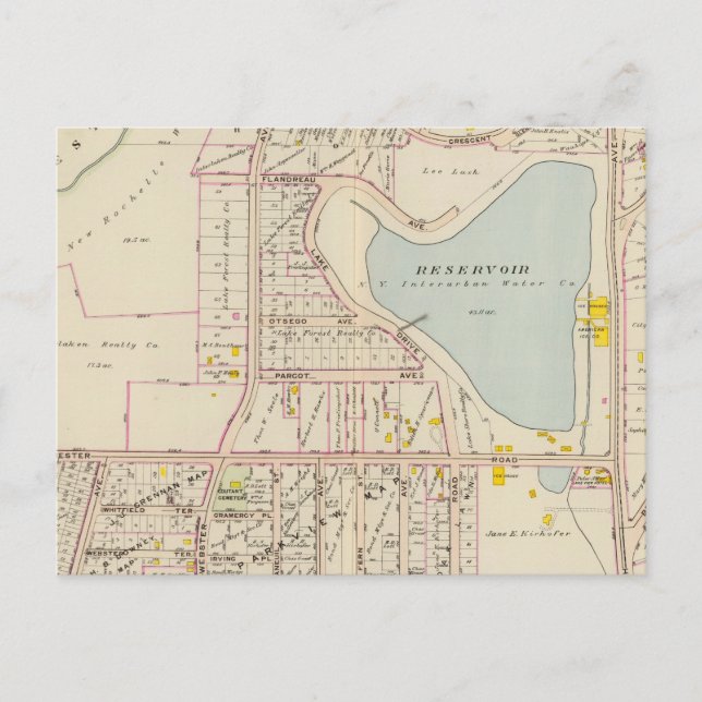 New Rochelle ward 3, New York 2 Postcard (Front)