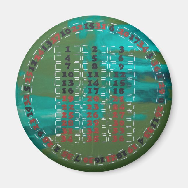 NEW ROULETTE MODEL MAGNET (Front)