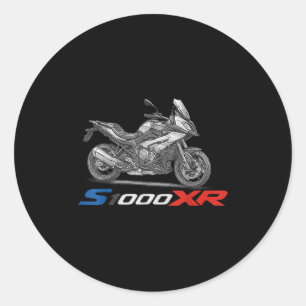 New S1000xr Motorcycle Illustration Srttourer Desi Classic Round Sticker