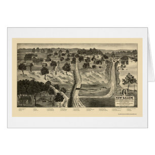 New Salem, IL Panoramic Map - 1837