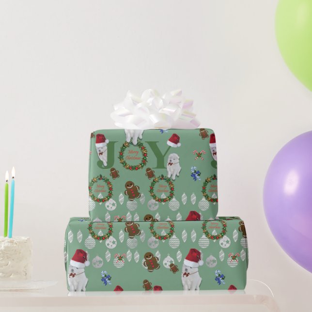 New Samoyed Holiday Wrapping Paper (Party Gifts)