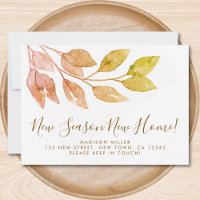 New Season New Home Fall Foliage Moving