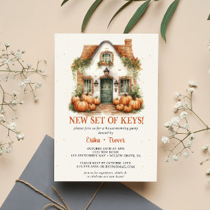 New Set Of Keys Housewarming  Halloween Party  Invitation