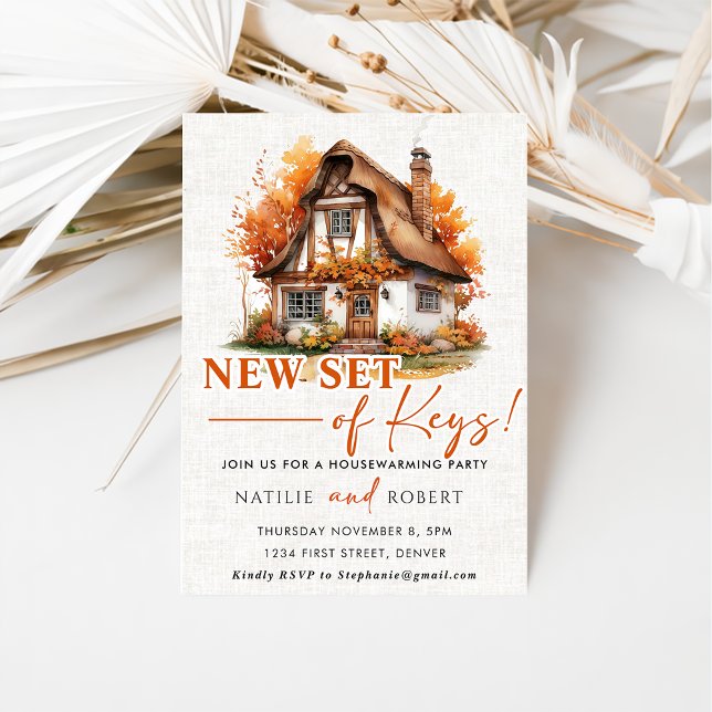 New Set Of Keys Housewarming Party Invitation (Creator Uploaded)