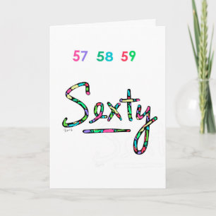 NEW Sexty Psychadelic Birthday CARD! Card