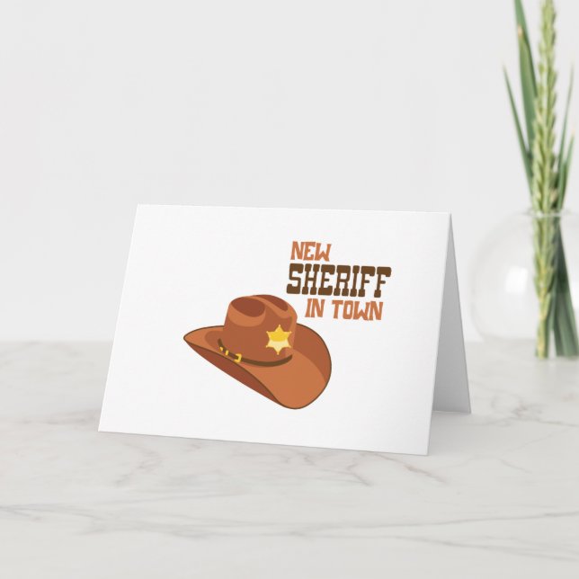 New Sheriff Card (Front)