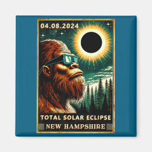 New Shirt Total Solar Eclipse Hampshire Bigfoot Magnet