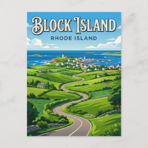 New Shoreham Rhode Island Postcard